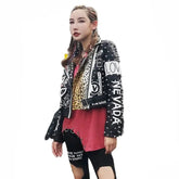 Leopard Motorcycle PU Vegan Leather Jacket